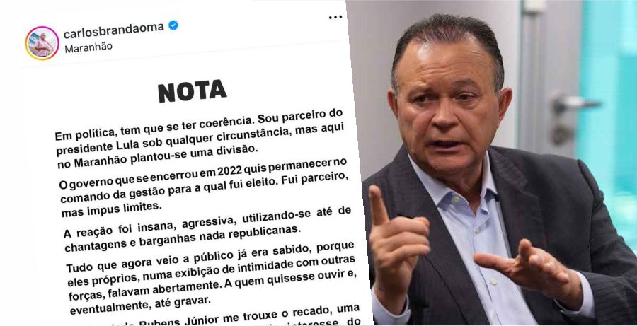 Brandão responde: nega gravações, acusa chantagem e aponta ‘insanidade’ dos ex-aliados